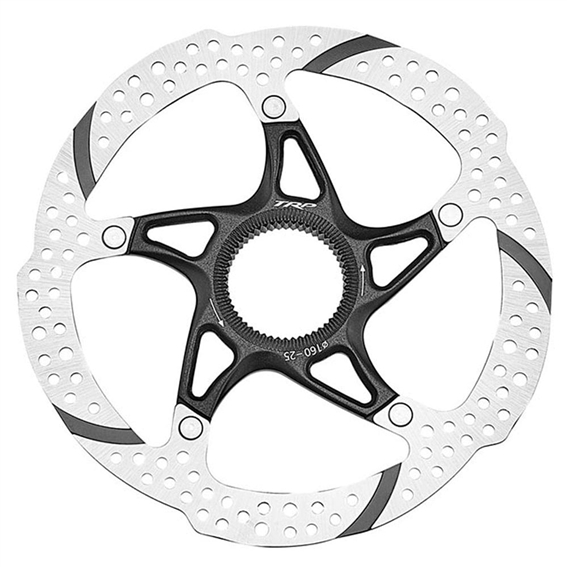 25 Centrelock 2 Piece Slotted Disc Brake Rotor