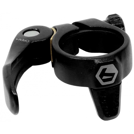 34.9mm Quick Release Seatpost Clamp Saddle Seat Post Clamp for MTB Road Bike Aluminum Alloy Gold 