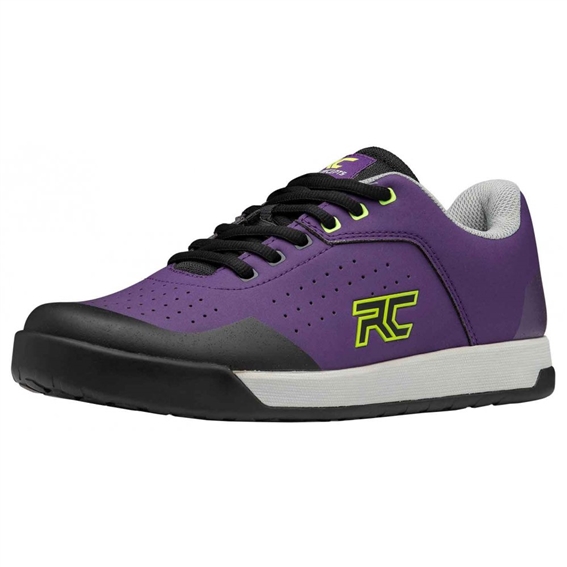 Hellion Flat MTB Shoes - Purple/Lime
